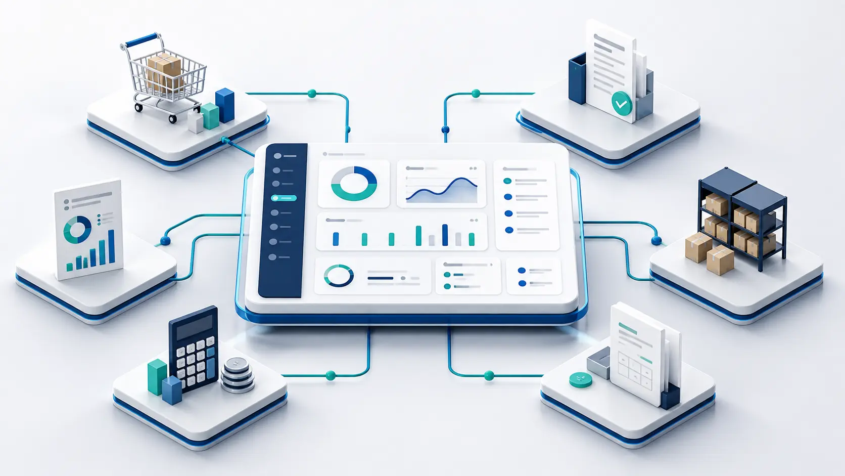 Odoo conectado a procesos de ventas, compras, inventario, facturación y finanzas con una lógica operativa clara